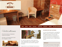 Tablet Screenshot of hotel-rutesheim.de